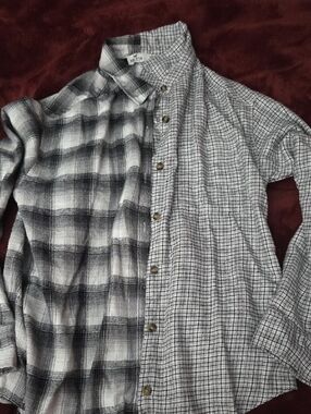 Hollister Two Toned Flannel Shirt